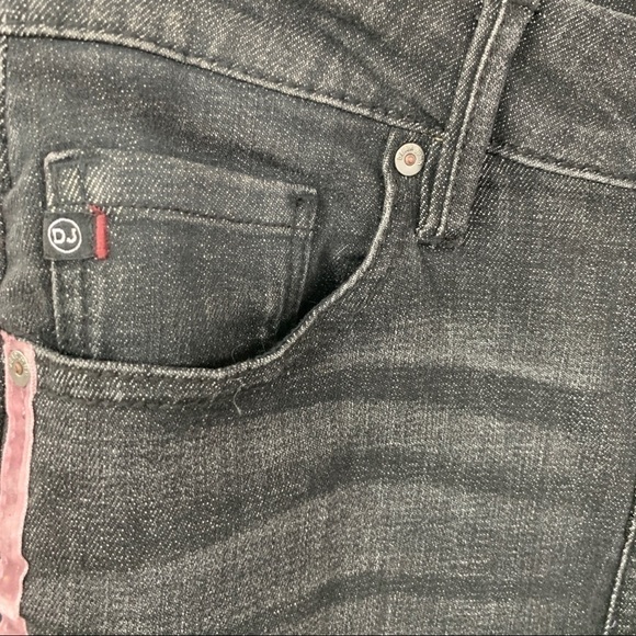 Dear John Slightly Fades Black High Waisted Skinny Jeans Size 26 - Picture 4 of 9